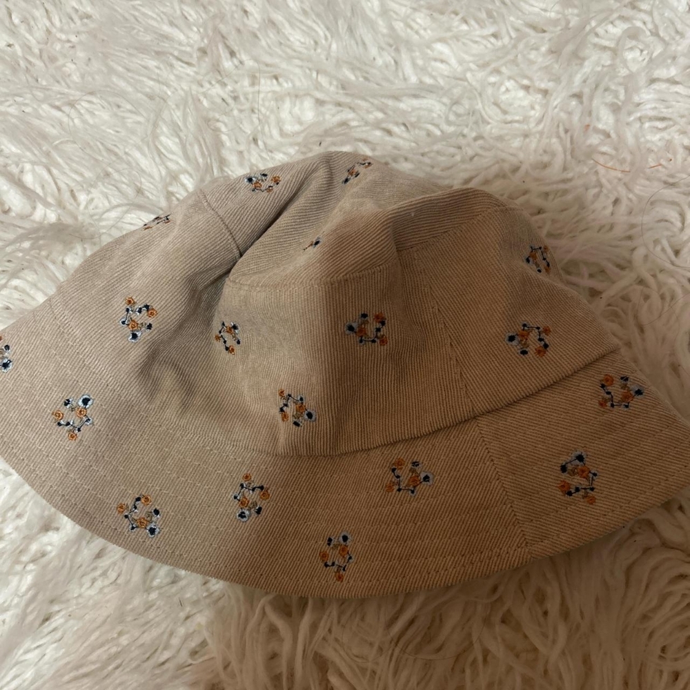 Women's Tan and Cream Hat